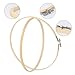 IHDYPPEW 15 Pieces 10 Inch Round Embroidery Hoops, Adjustable Circle Cross Stitch Hoop Embroidery Ring Bamboo Embroidery Hoops for Crafts, DIY, Wedding, Party, Holiday Decoration