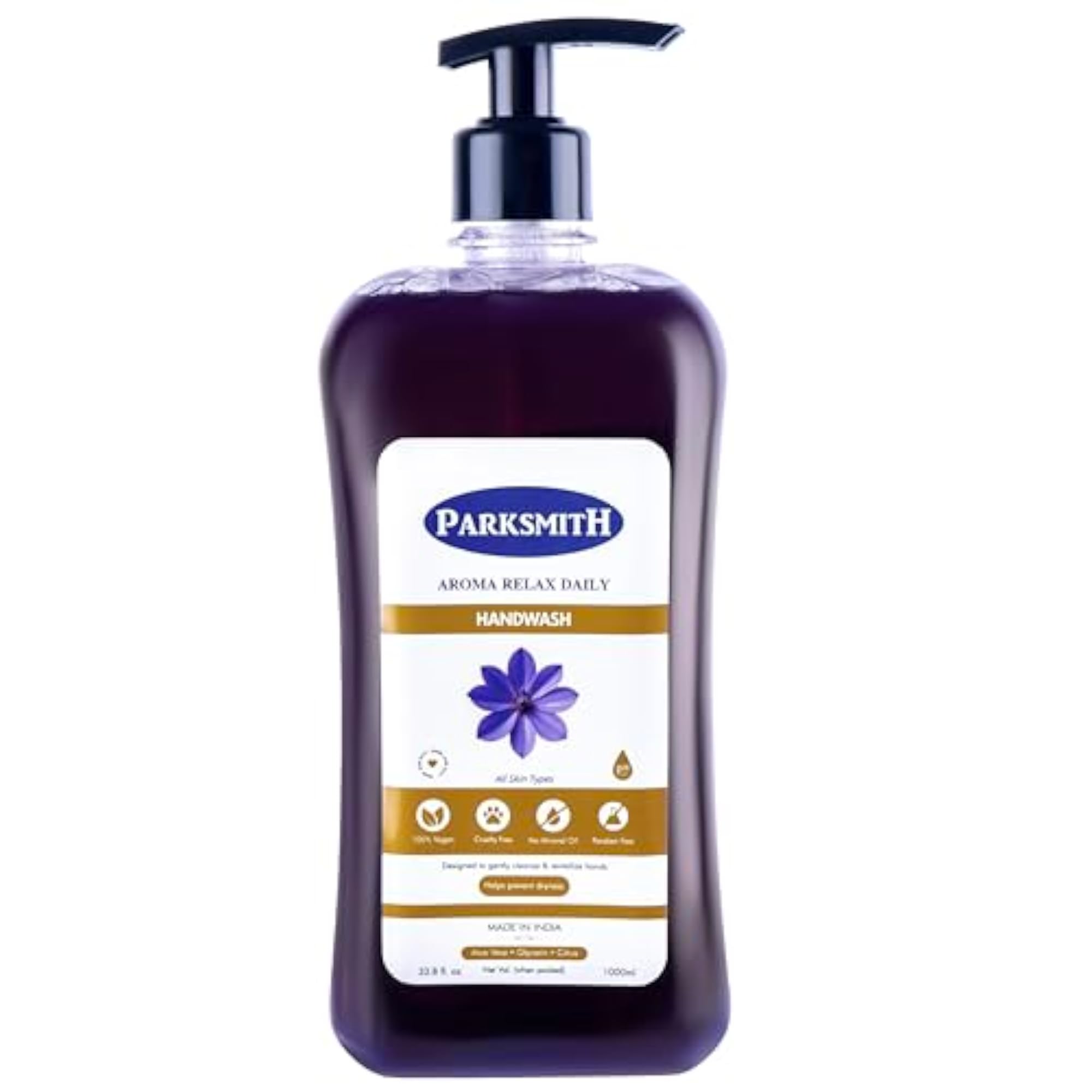 Aroma Relax Daily Liquid Handwash Luxury Pump Bottle 1 Litre