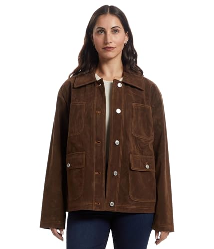 Avec Les Filles Women's Cropped Barn Jacket