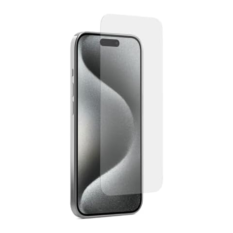 PureGear Maximum Clarity HD Tempered Glass Screen Protector for Apple iPhone 15 Pro (2023) 6.1", Full Coverage, Case Friendly Fit, Lifetime Replacement (Self Alignment Installation Tray included) Cover