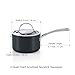 Cooks Standard 2-Quart Hard Anodized Nonstick Saucepan with Lid, Black