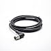 M12 Male 8 Pin A Code Single Ended Cable Right Angle Molded Cable AWG24 2M Connector