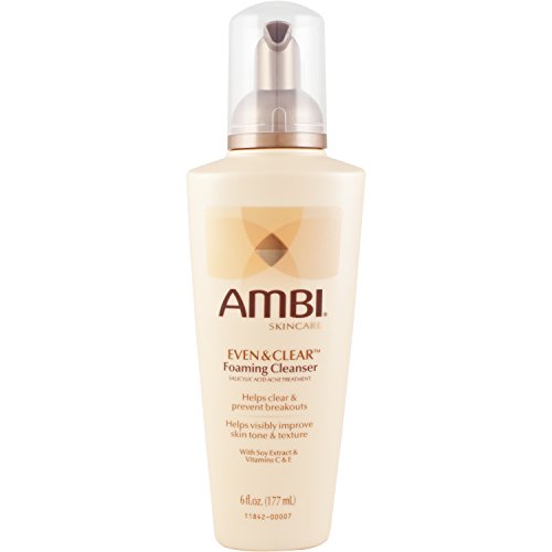 Ambi Skincare Even & Clear Foaming Cleanser, 6 Ounce