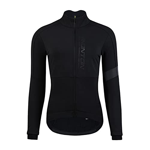 Chaqueta térmica ciclismo con doble capa, negro, XX-Large miniatura 1