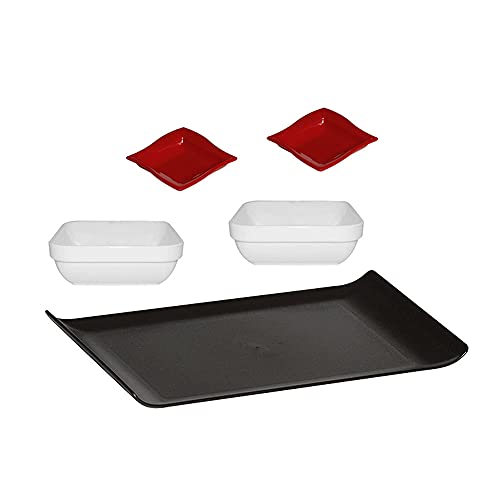 Kit Oriental 5 peças Preto - VemPlast