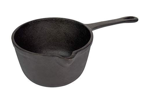 Comparison: Best Jim Beam Cast Iron Cookware 3 Jim Beam JB0204 Pre-Seasoned Heavy Duty Construction Cast Iron Basting Pot for Grilling and Oven, Large, Black