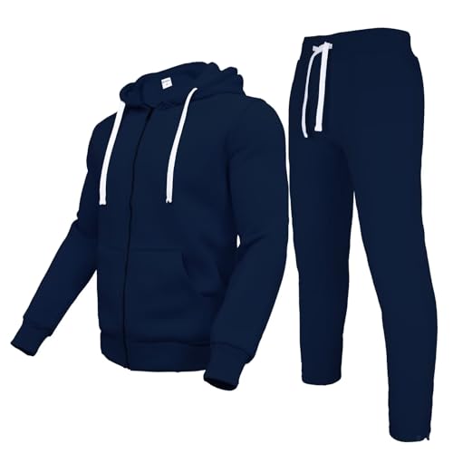 R RAMBLER 1985 Men's Track suit set Thick Fleece Hoodie Sweatsuit 2 pieces,casual winter warmer outfit