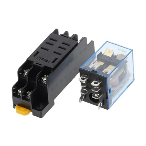 Relé electromagnético electrónico mini LY2NJ HH62P HHC68A-2Z DPDT de 10A 2
