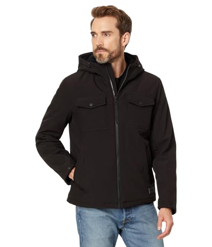 Image of Levi's Men's Soft Shell Two Pocket Hooded Trucker Jacket
