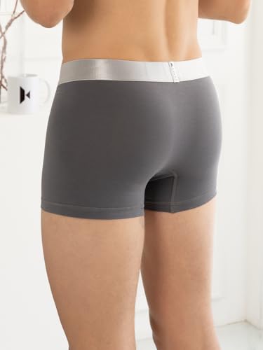 Image of KOFFY Men's Malleable Cotton Lycra Long Trunk with Minus Cutting Pouch and Moisture Wicking Properties