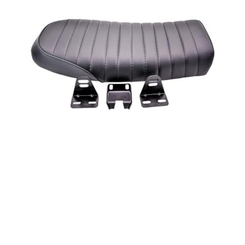 Asiento para motocicleta plano con acabado vintage premium para series CB y CL 2