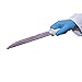 Sampling Systems 8095B-250S Powder Spatula, Sterile, Individually Wrapped, 250 mm Blade Length, Blue (Pack of 100)