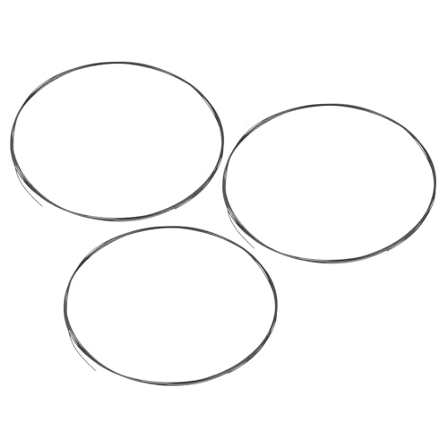 QUARKZMAN 3 Stück Wolframdraht 99.99% Hochreiner Wolframdraht 0.15mm Durchmesser x 2 Meter Länge Wolframfaden Metallspule Für Glühbirnenproduktion Elektronikindustrie