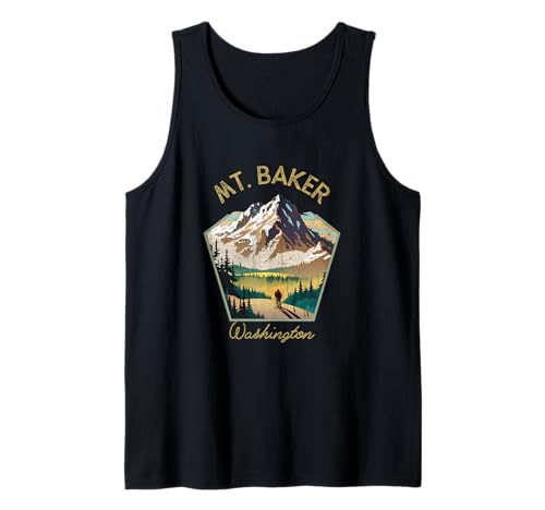 Mt. Baker Retro Clothing - Mt. Baker Souvenir Tank Top