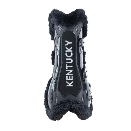 Guêtre bamboo élastique noir Mouton Vegan L protectrice et respirante à fausse fourrure