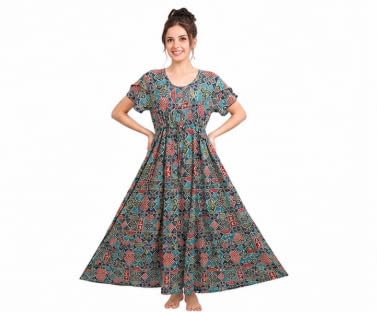 Kaif Relax WEAR Women's Rayon Round Neck Half Sleeves Maternity Dress Feeding Kurti with Zipper-image-14
