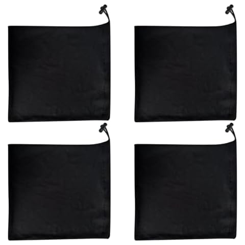 Sleepymoon 4pcs Drawstring Bag Multipurpose Sack Ditty Bag for Wagon Carts, Storage, Gym, Traveling, Hiking, Shopping, Wardrobe and Household Organization (9.45 * 9.45 in) Cover