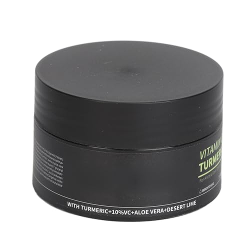 EMUKOEP Mascarilla de Arcilla de Cúrcuma, Mascarilla Facial con Vitamina C para Limpieza e Hidratación Profunda de los Poros, con Extracto de Cúrcuma para Eliminar Puntos Negros y