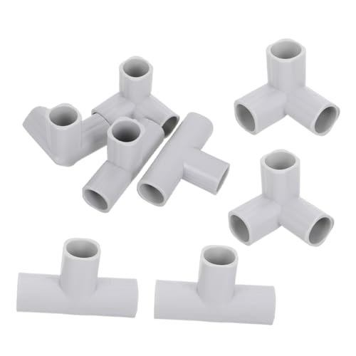 KICHOUSE 8pcs T-Shaped Baby Playpen Connectors for Small Baby Playpen Replacement Parts Safety Joints