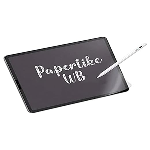 WB Película Paperlike de iPad 7a, 8a e 9a Geração de 10.2" Imita Papel