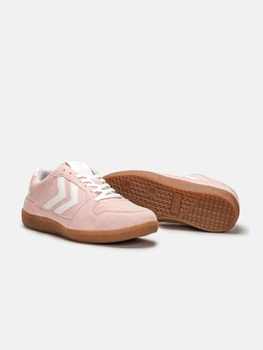 Image of hummel Ciela Casual Suede Sneaker for Women Lightweight with Synthetic Suede Enhanced Comfort Cushioned Insole and Slip-Resistance Work and Play Business Casual Shoes