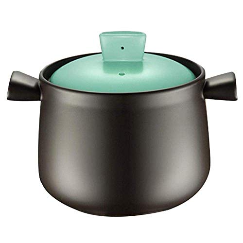 Cocotte en Terre Cuite Bleue avec Conduction Thermique Rapide