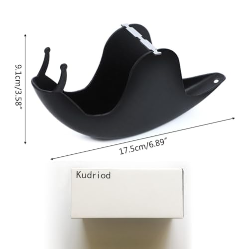 Accddio Incense Holder,Mosquito Coil Holder,Snail Incense Burner Holder,Mosquito Coil Burner of Iron Material for Table Decorations or Gifts (Black)