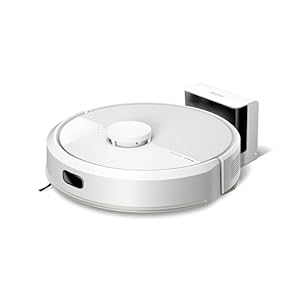 iRobot Roomba 105 Combo – Saugen + Wischen – Clearview LiDAR – 7000Pa – 120 mins- SmartScrub – Umfährt Hinderniss – Reinigungszonen – Aufladen und Fortfahren – App – Weiß