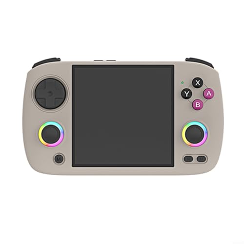 Emiif RG Cubexx Retro Handheld Game Console 3.95" IPS Screen 8000+ Games 5G WiFi BT 4.2 RGB LED Game Boy(Gray)