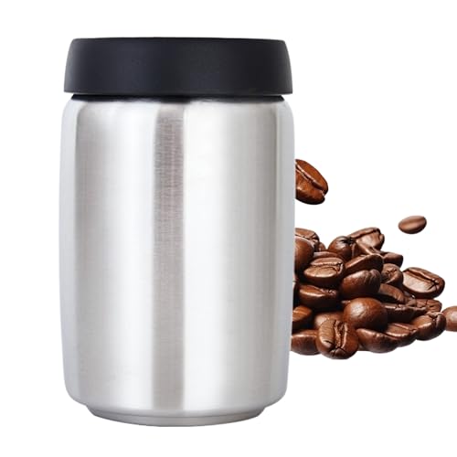 DzpKrka コーヒー保存容器 - 広口デザインキッチン食品オーガナイザー | コーヒー豆保存容器 - コーヒー粉、砂糖、茶、乾物、ナッツ、小麦粉用