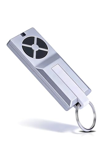 Mando a distancia Chamberlain de 4 canales, mando a distancia para puerta de garaje Chamberlain, 433 MHz, compatible con ML500, ML700, ML850, incluye batería (1 unidad)