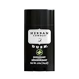Product Description Herban Cowboy Men’s Deodorant, Dusk, 2.8 Ounce - Cruelty-Free, Vegan and Plant-Powered Deodorant - Gentle and Non-Greasy Formula