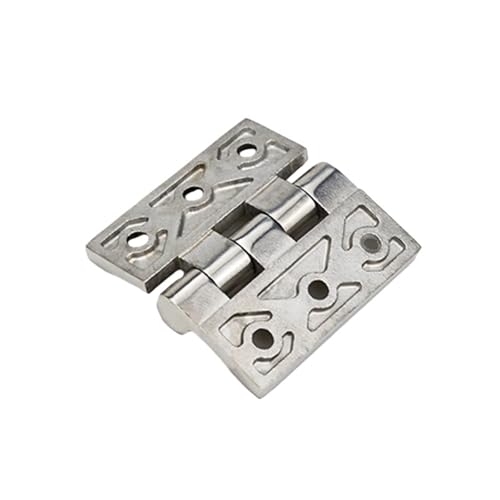 OETIBUFA 304 Stainless Steel Heavy-Duty Hinges Precision Casting Industrial Motor Equipment Hinges for Large Hinges(4T-100X100)
