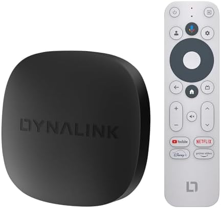 realme 4K Smart TV Stick, HDR 10 streamingspeler met afstandsbediening, Google Voice Assistant, Google Play Store, Netflix, WLAN, Bluetooth 5.0, tv- streaming-apparaat
