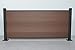 Produktbild Komplettset WPC Zaun/Sichtschutz/Steckzaun, braun 950 mm (Höhe) x 20 mm (Stärke) x 1800 (Breite) mm, Zaunhöhe inkl. Start und Abschlussprofil (Serie WoodoTexel)