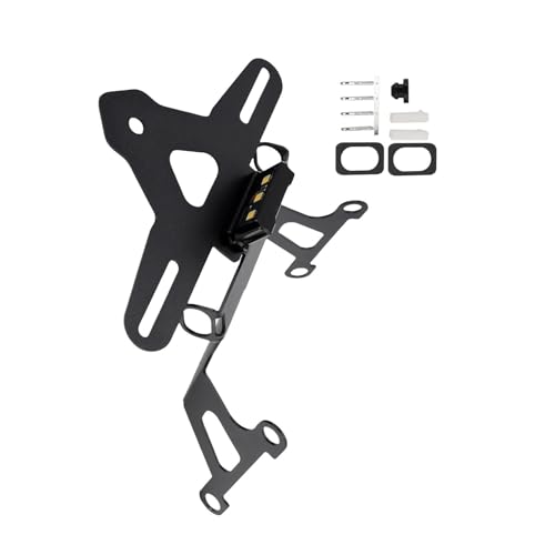 Support de plaque CB650R CBR650R 2024-2025 anti-vibrations en acier renforcé