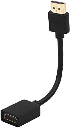 VCE HDMI Extension Cable Male to Female Adapter Short HDMI Extender Support 4K 3D Compatible with Google Chrome Cast, Roku Stick, HDTV, Laptop and PC