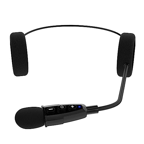 KSTE Kit Main Libre Moto Bluetooth 5.0 - Casque Avec Haut-parleurs Pour Appels Et Musique