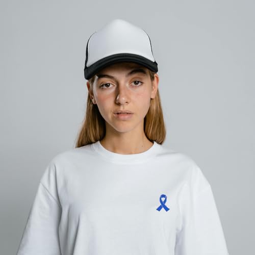 Image of Awareness Enamel Lapel Pin - Nickel and Gold Plated Ribbon Pin - Prevention and Awareness Ribbon - Jewelry Brooch Pin with Secure Clutch Back