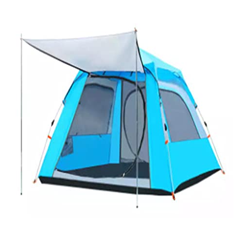 Tente pop up automatique de camping verte et bleue pour plage