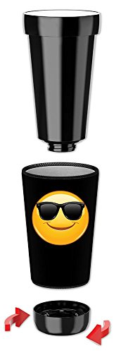 Mugzie 16-Ounce Tumbler Drink Cup With Removable Insulated Wetsuit Cover - Sun Glasses Emoji #TOP1