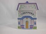 New Coriander Spice Jar – “The Lovely Spice Village” – Fine Porcelain Spice Jar by Lenox, 1989