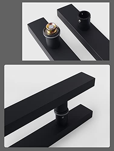 Poignée de porte de douche coulissante noire pour sublimer votre salle de bain moderne - 6