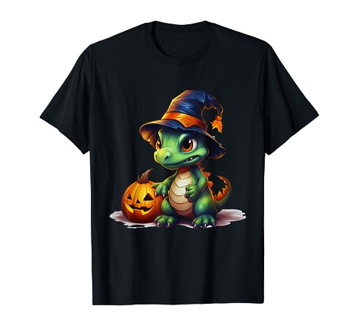 Costume di Halloween da dinosauro, zucca Maglietta