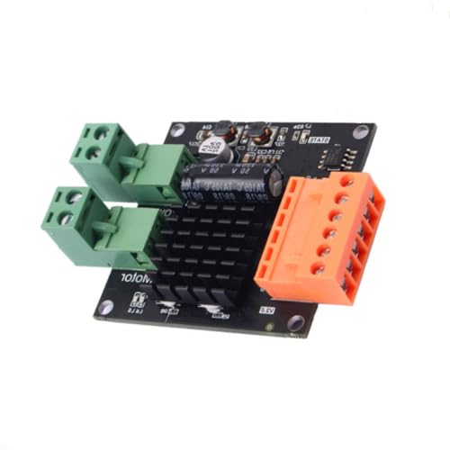 Ksikdeg DC12V24V16A - Placa de controlador de motor con protección térmica, indicadores de doble dirección para motores cepillados, controlador de motor aislado