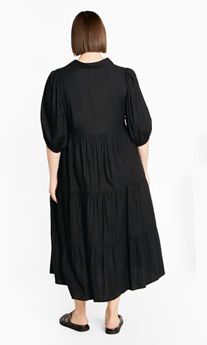 Image of City Chic Women's Plus Size Charlotte Tiered Dress