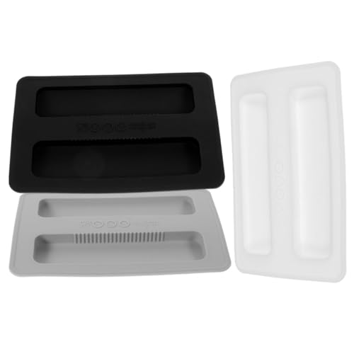 CIYODO 3 Piezas Accesorios tostador protector tapa tostadora con base Cubrir tapa de tostadora domestica cubierta del dispositivo de cocina cubierta de máquina de pan gel de sílice