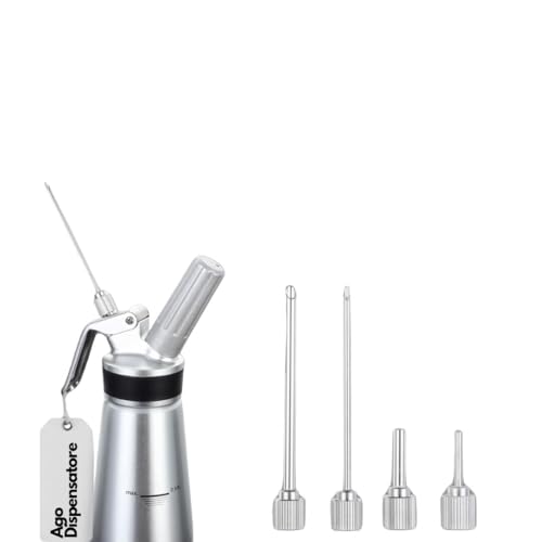 B-ARS Set Ugelli per Dispenser Crema-Aghi Dispenser Panna Montata-Ugelli Panna Sifone-Ugelli Sifone per Panna Montata-Aghi Sifone Professionale-Aghi Dispenser Panna Montata