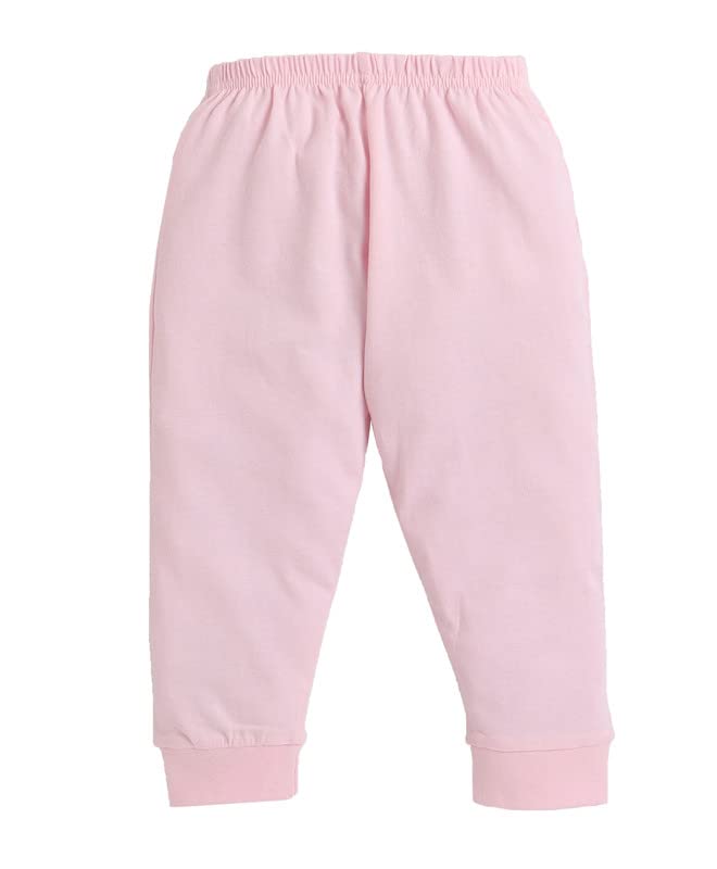 Image of BUMZEE Blue & Pink Girls Half Sleeves T-Shirt & Pajama Set Pack of 2 Age - 3-4 Years