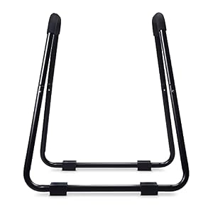 Amazon Basics Barre à dips pour entraînement de fitness – 87 x 82,5 x 97,5 cm, Noir